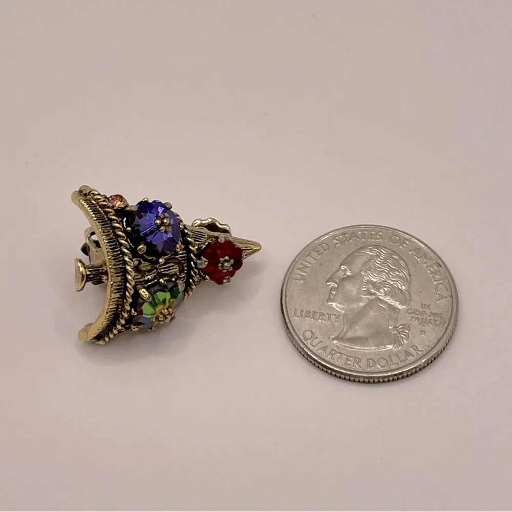 VINTAGE Christmas Tree Clip-On Earrings